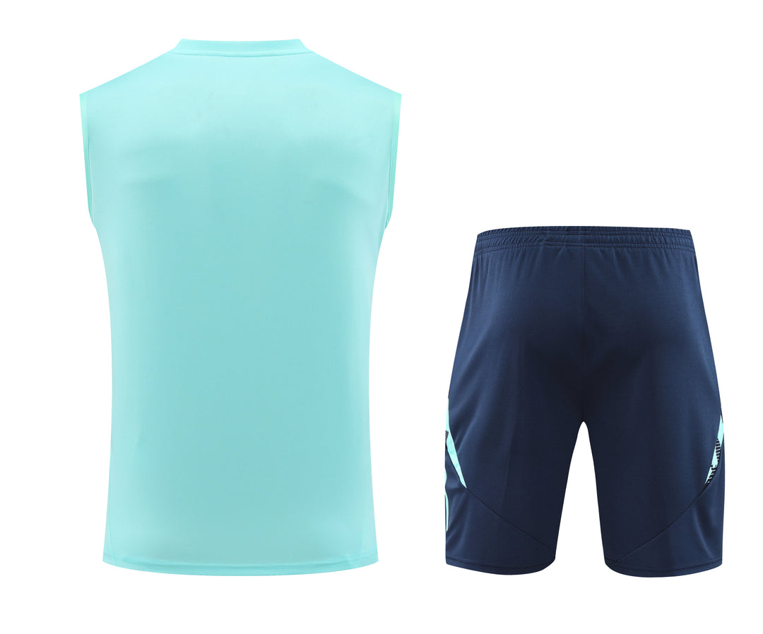 REAL MADRID TANK TOP SET 24/25 - AQUA
