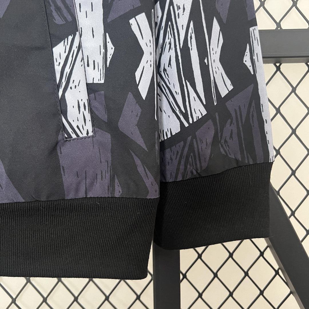 Arsenal 2024/25 Windbreaker Jacket - Black/Gray