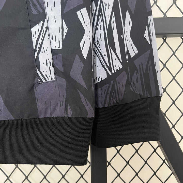 Arsenal 2024/25 Windbreaker Jacket - Black/Gray