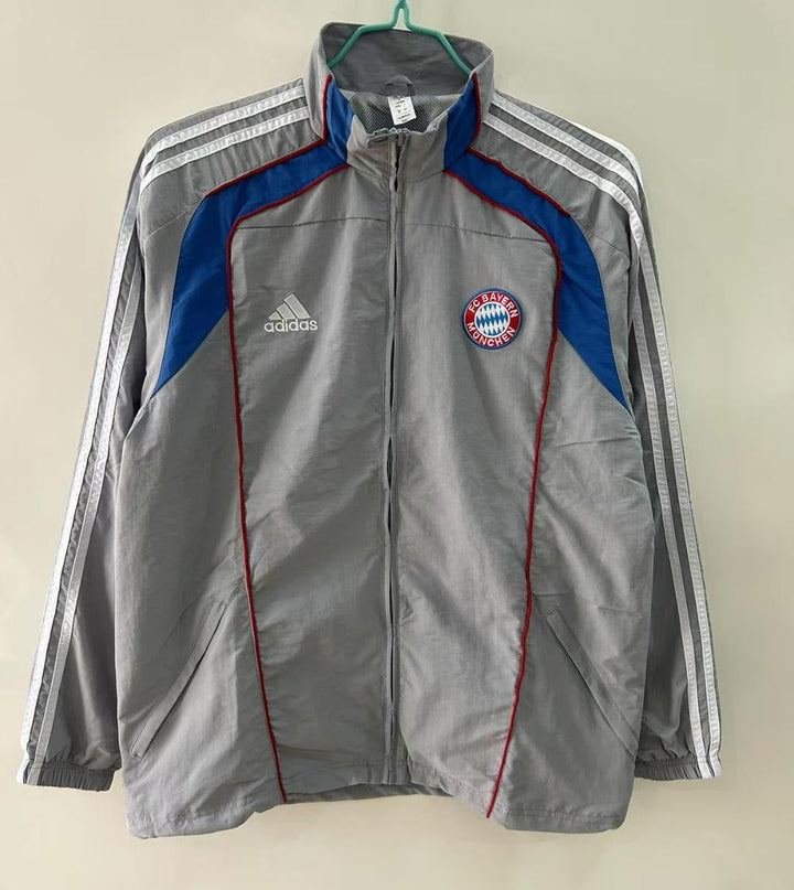 Bayern Munich Windbreaker Jacket - Gray