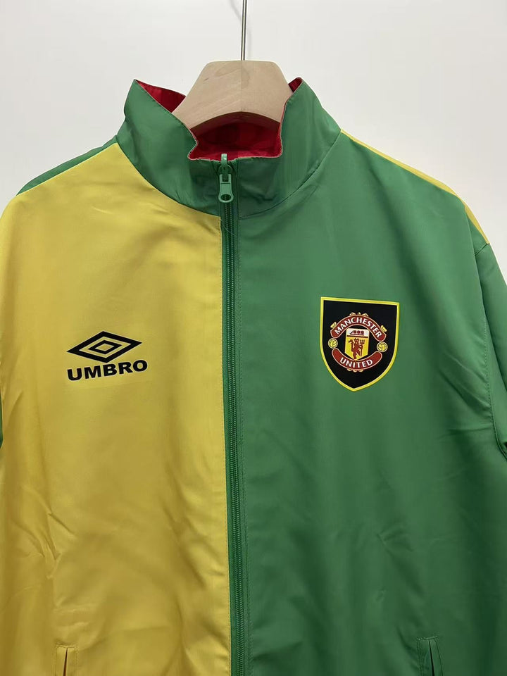 Manchester United 1906/07 Reversible Windbreaker Jacket - Red/Green
