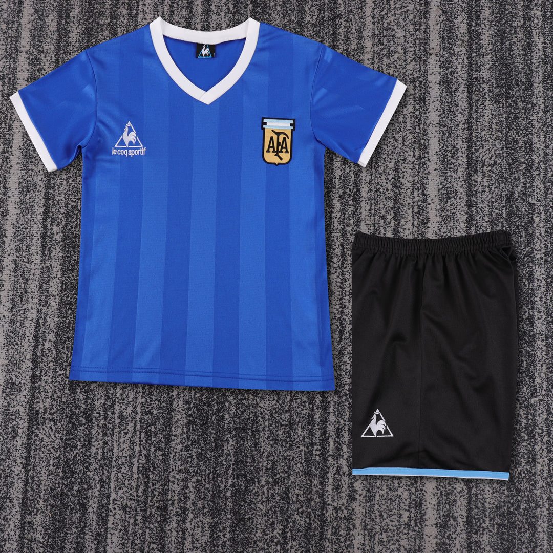 Argentina 1986 Children's Away Retro Set