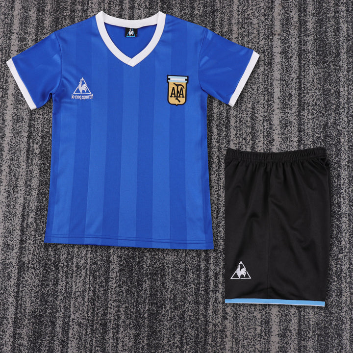 Argentina 1986 Children's Away Retro Set