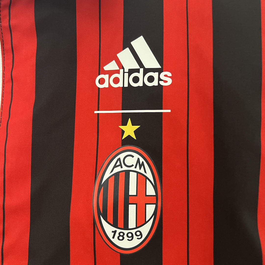 AC Milan Reversible Windbreaker Jacket - Red/White