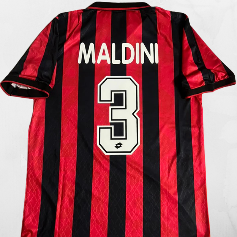 MIlan Retro 95/96 Home Shirt - Paolo Maldini #3