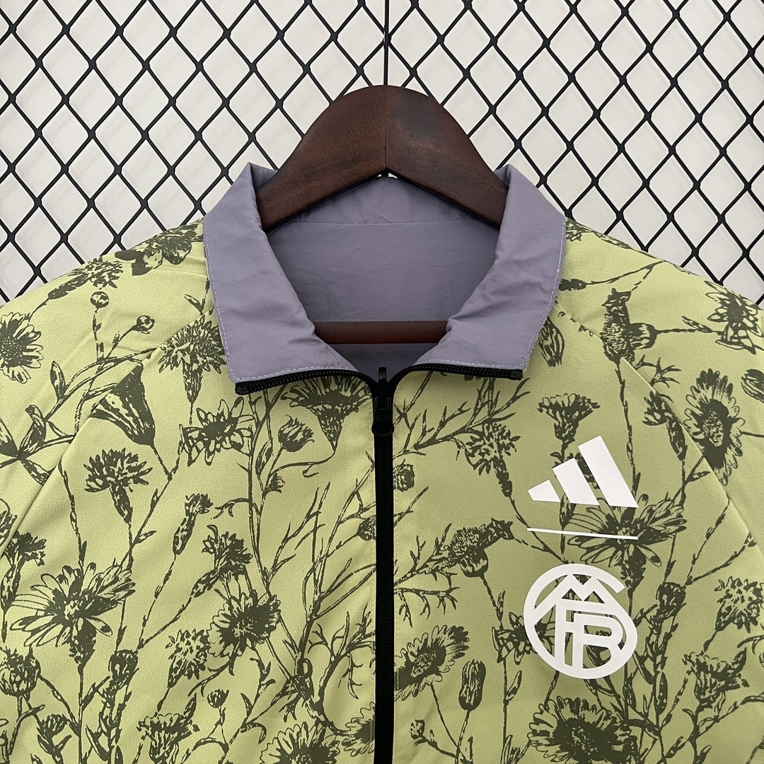 Bayern Munich Reversible Windbreaker Jacket - Black/Light Yellow