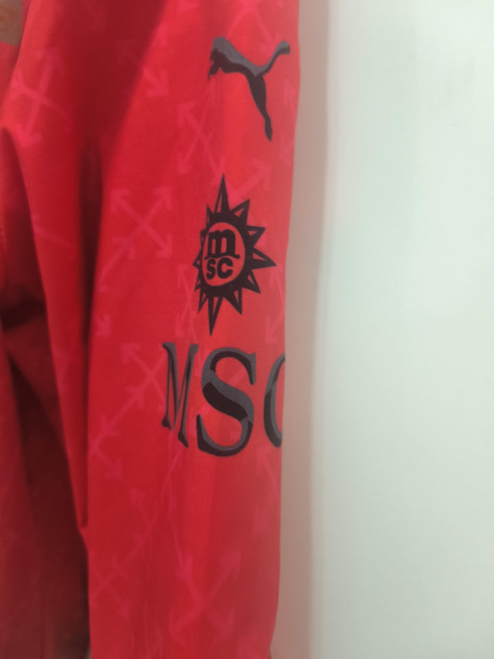 AC Milan Reversible Windbreaker Jacket - Red/Black