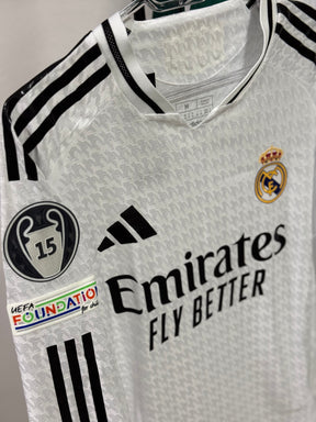 Real Madrid 2024/25 Shirt Player Version - Long Sleeve (+Patches)