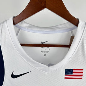 USA basketball Olympics 2024 Jersey - White