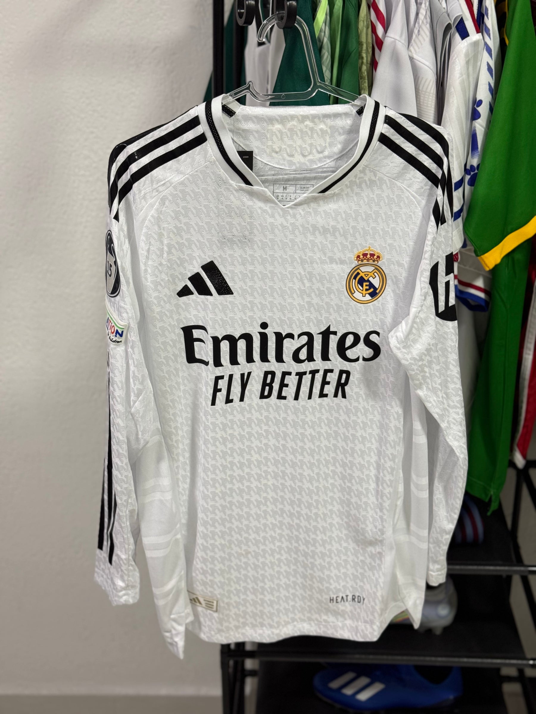 Real Madrid 2024/25 Shirt Player Version - Long Sleeve (+Patches)