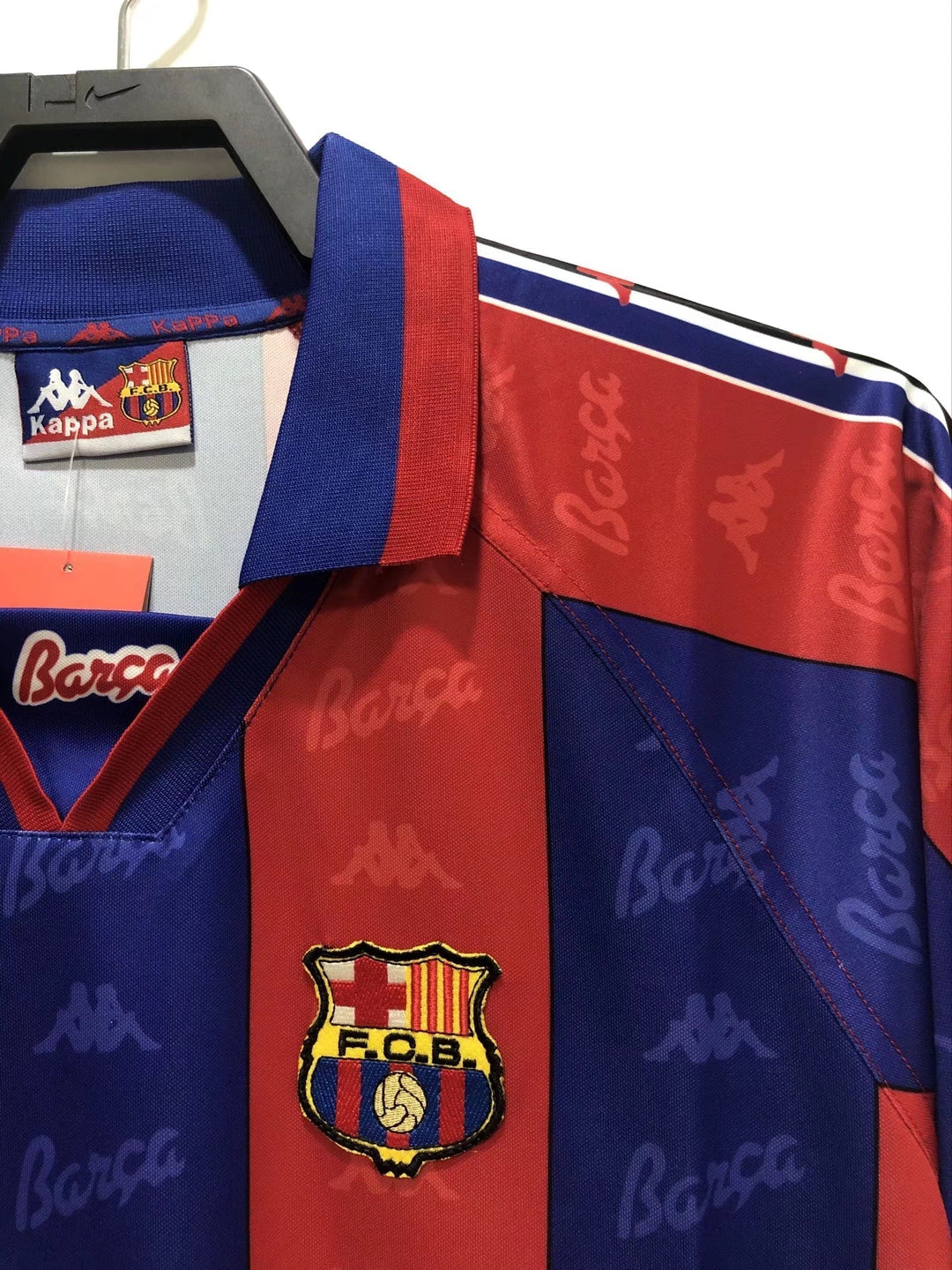 Barcelona 96/97 Home Retro Shirt - Long Sleeve