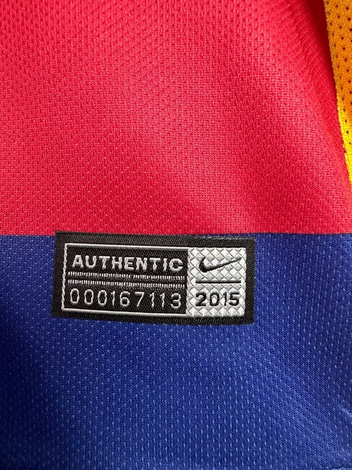 Barcelona 15/16 Home Retro Shirt - Long Sleeve