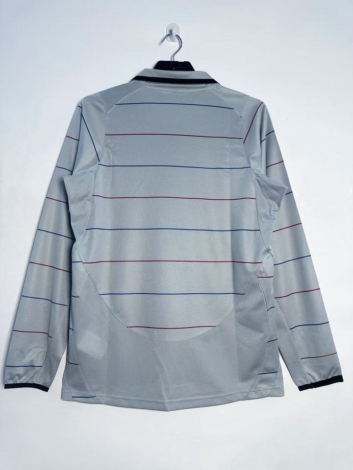 Barcelona 03/04 Away Retro Shirt - Long Sleeve
