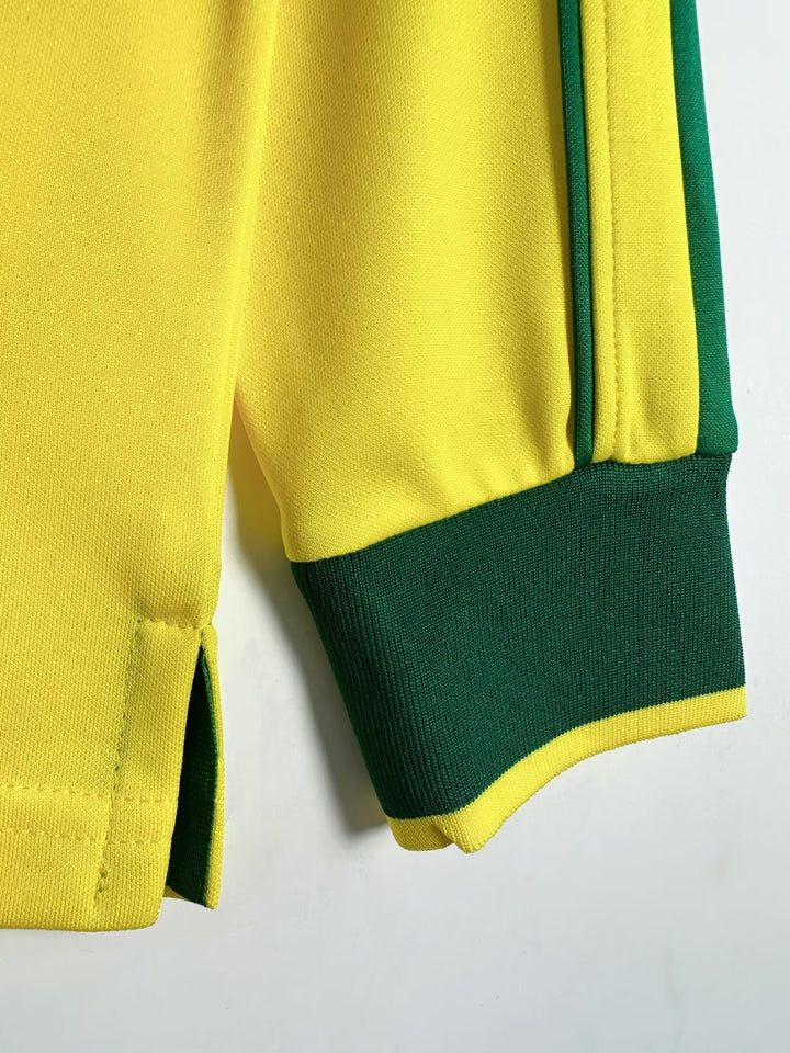 Brazil 1998 Home Retro Shirt - Long Sleeve