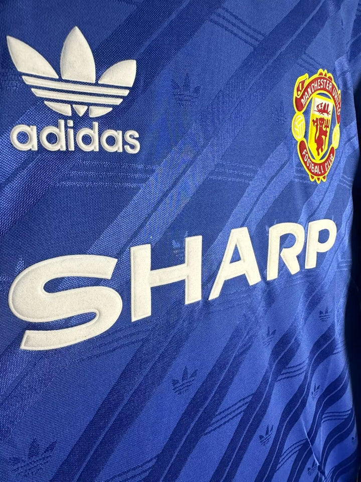 Manchester United 86/88 Third Retro Shirt - Long Sleeve