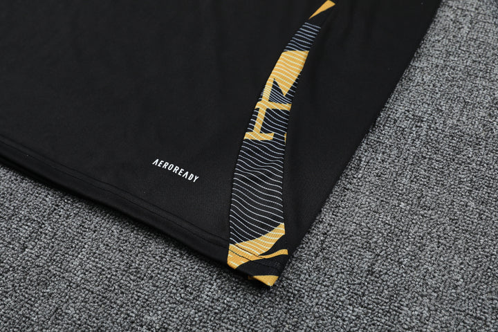 Real Madrid 2024/25 Training Kit - Black/Yellow