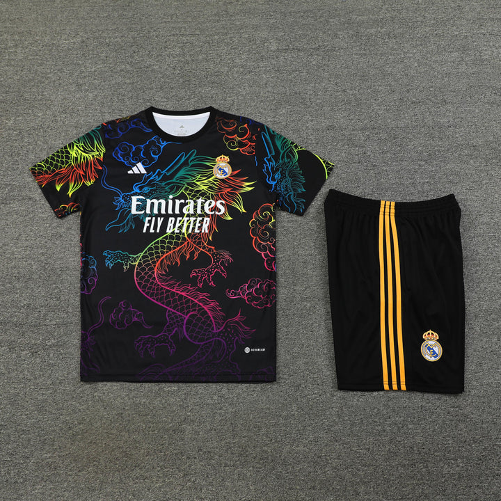 Real Madrid 2024/25 Training Kit - Black/Colorful