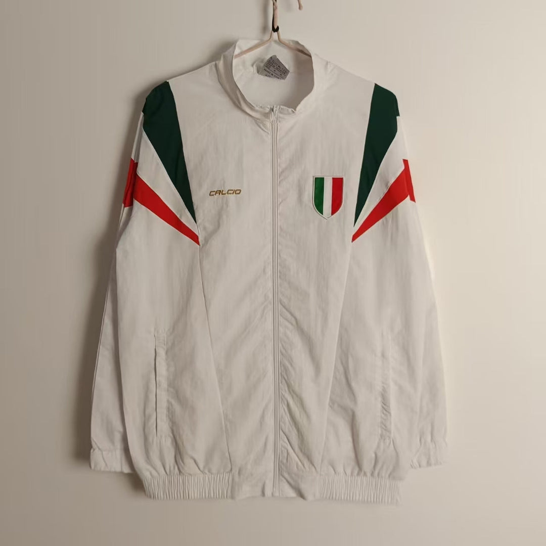 Italy Windbreaker Jacket - White