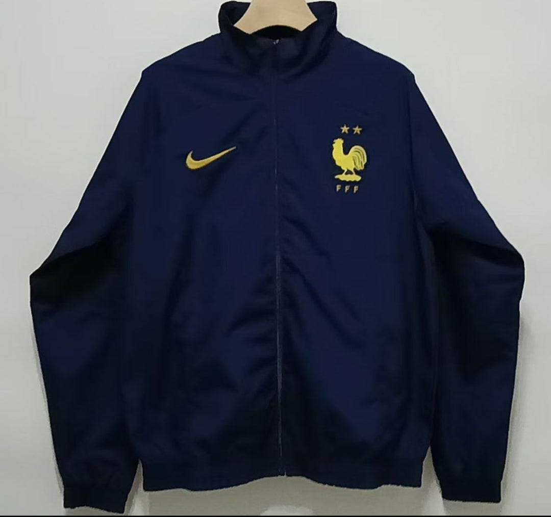 France Windbreaker Jacket - Navy Blue