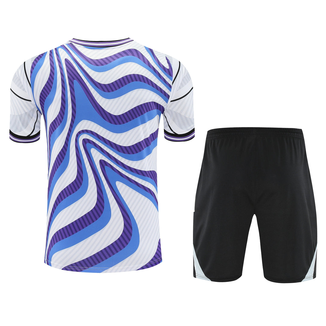 Real Madrid 2025/26 Training Kit - White/Blue