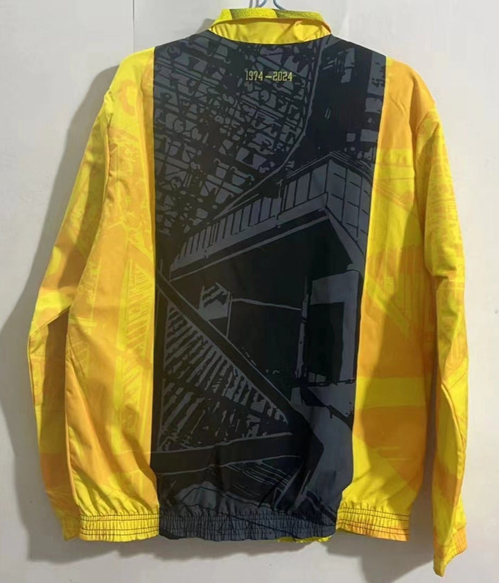 Borussia Dortmund Reversible Windbreaker Jacket - Yellow