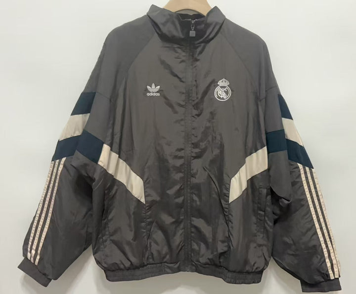 Real Madrid Windbreaker Jacket - Gray
