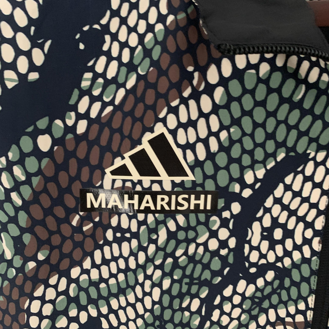 Arsenal Reversible Windbreaker Jacket - Black/Brown