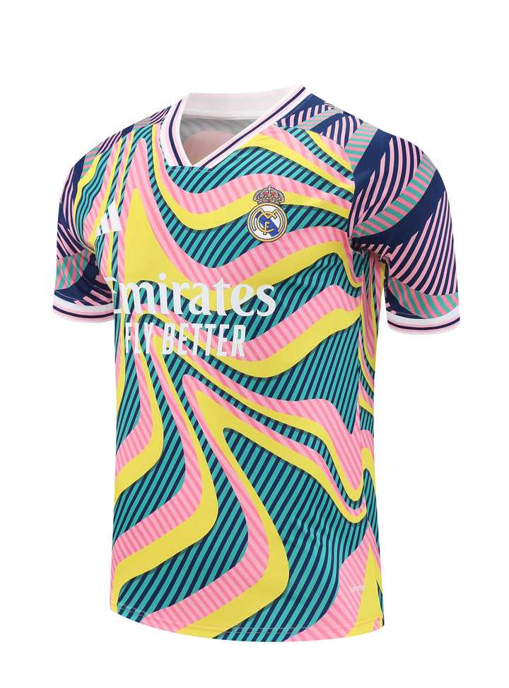 Real Madrid 2025/26 Training Shirt - Pink/Green