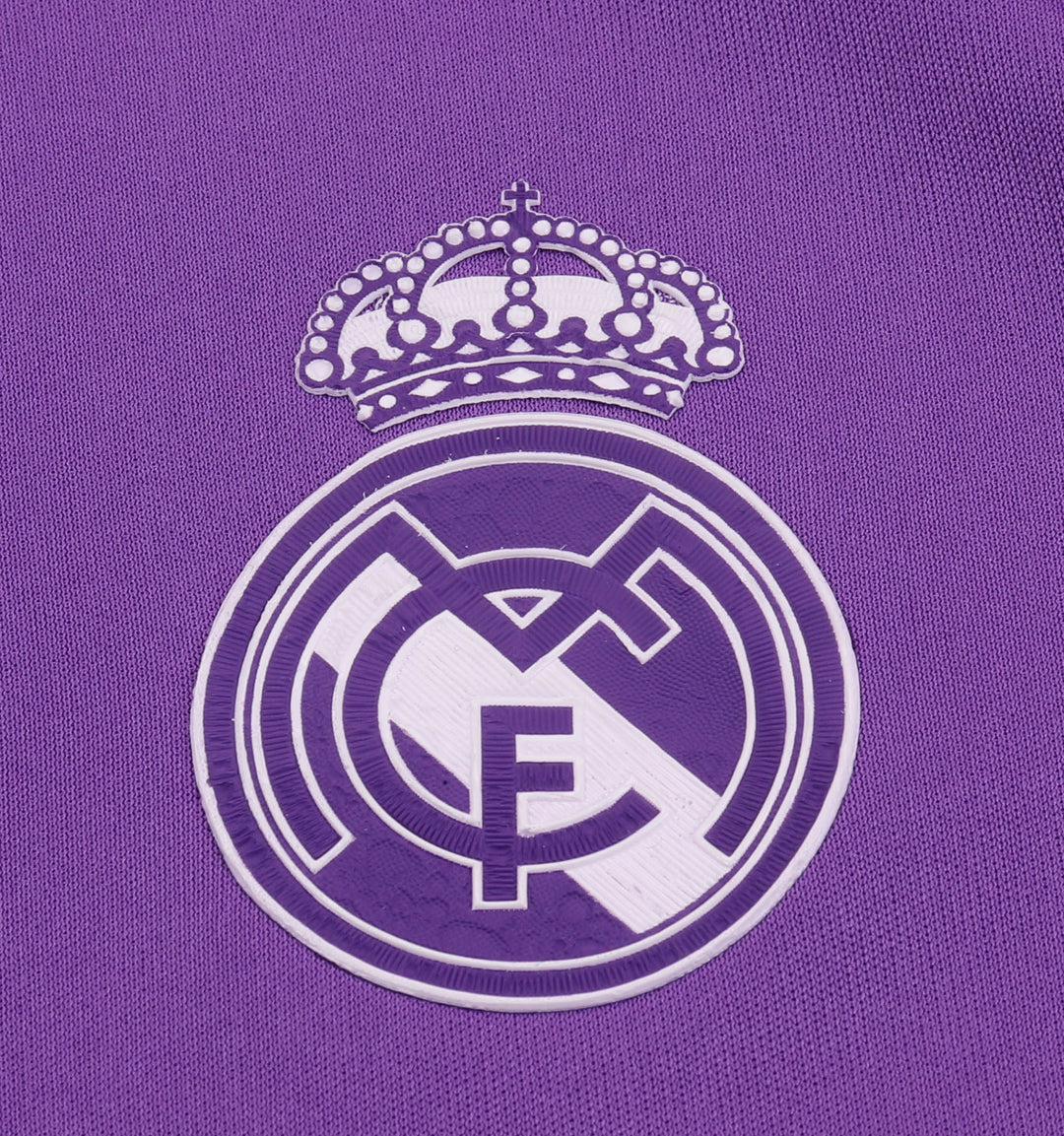 Real Madrid 16/17 Children's Away Retro Set - Long Sleeve