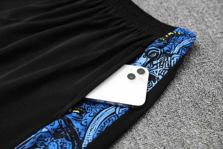 Brazil 2025/26 Training Short - Black/Blue