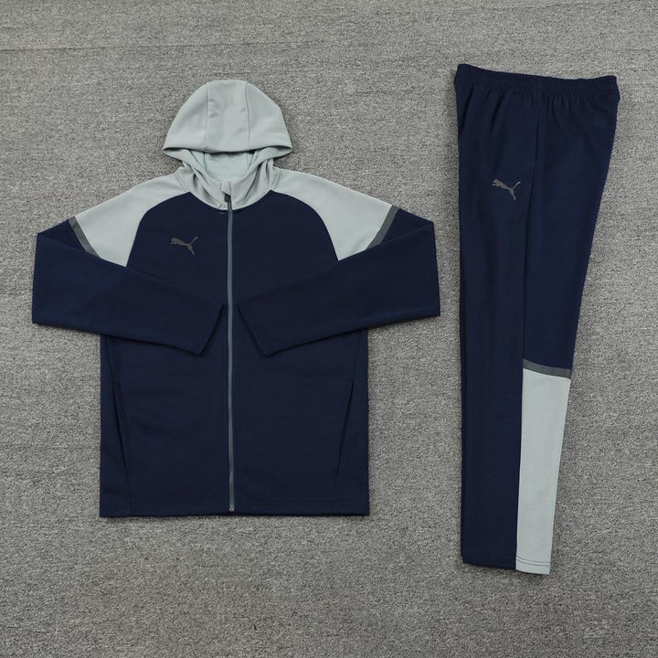 Puma Tech Fleece Set – Navy Blue/Grey