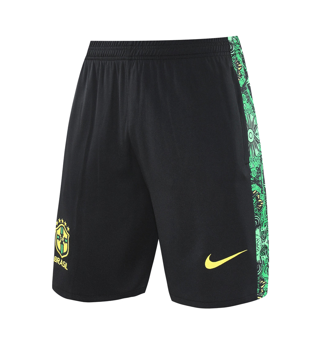 Brazil 2025/26 Training Short - Black/Green