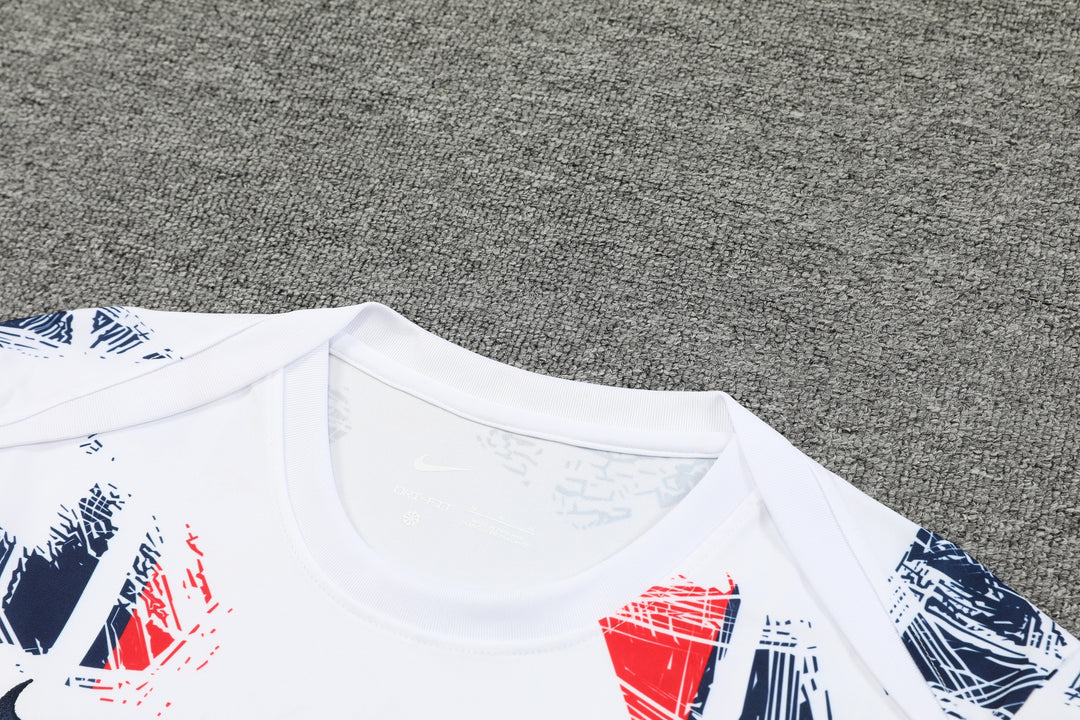 PSG 2024/25 Training Kit - White/Navy Blue