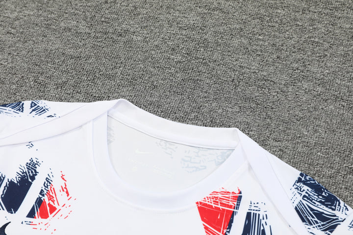 PSG 2024/25 Training Kit - White/Navy Blue