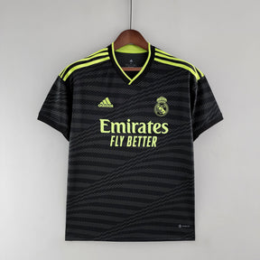 Real Madrid Away 22/23 Shirt s/n° Adidas - Black+Green