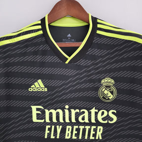 Real Madrid Away 22/23 Shirt s/n° Adidas - Black+Green