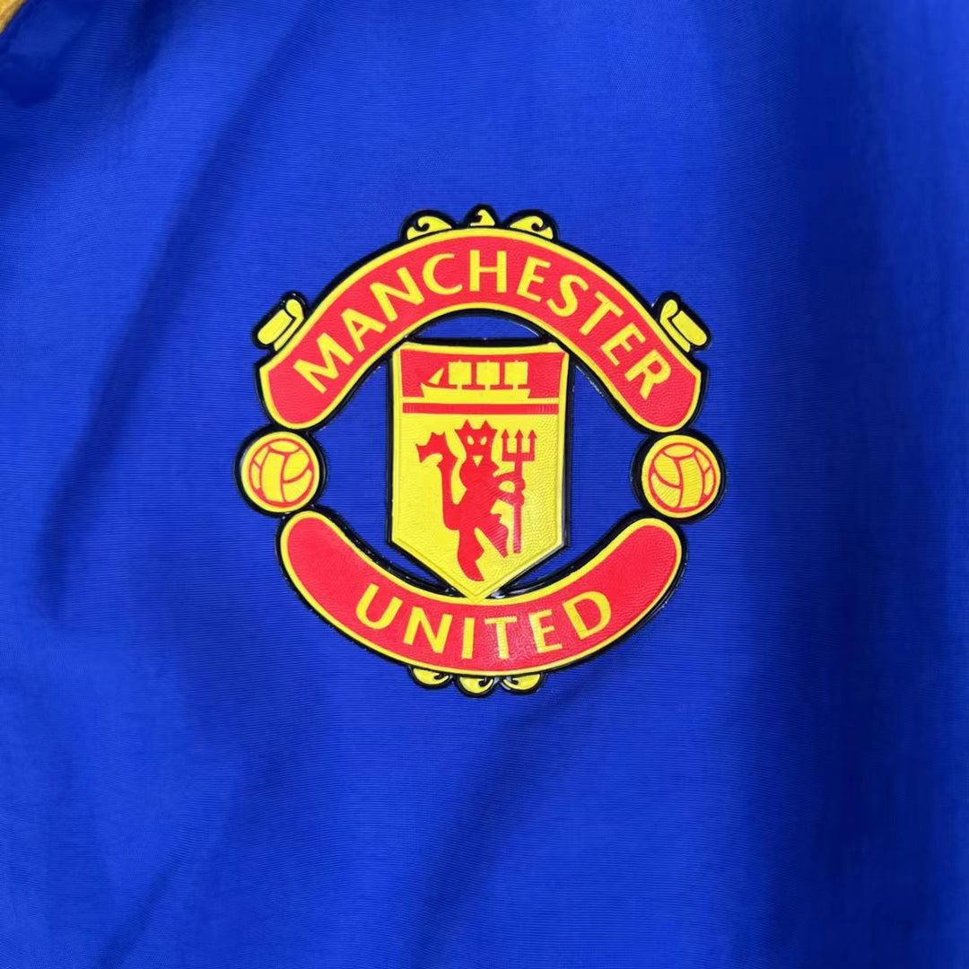 Manchester United Reversible Windbreaker Jacket - Green/Blue