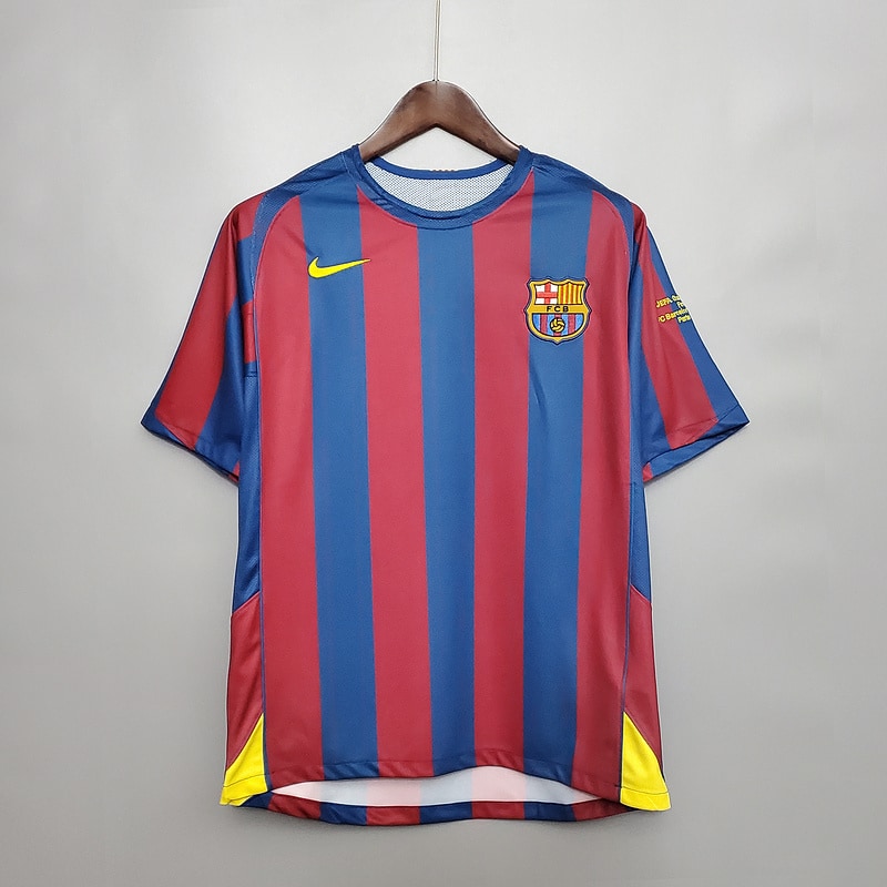 Barcelona 2006 UEFA Champions League Home Retro Shirt