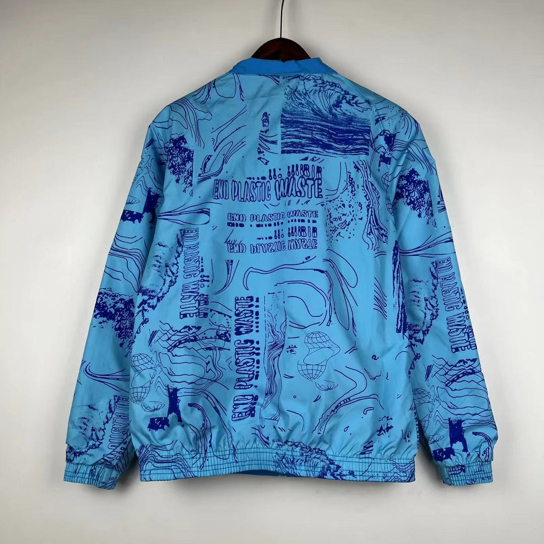 Inter Miami Reversible Windbreaker Jacket - Light Blue