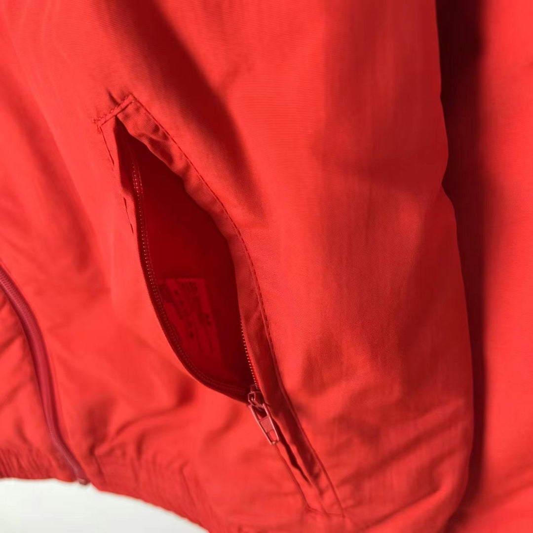 Ajax Reversible Windbreaker Jacket - Red/White