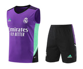 REAL MADRID TANK TOP SET 2023 - PURPLE/GREEN