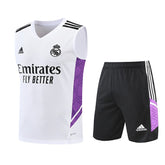 REAL MADRID TANK TOP SET 2023 - WHITE/PURPLE