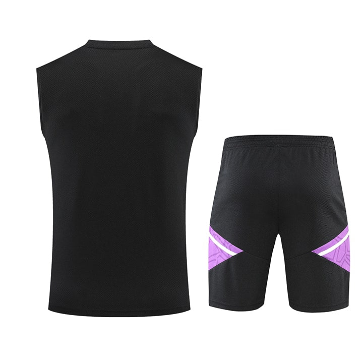 REAL MADRID TANK TOP SET 2023 - BLACK/PURPLE