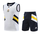 REAL MADRID TANK TOP SET 2023 - WHITE/YELLOW