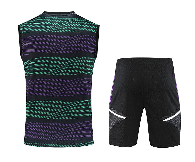 REAL MADRID TANK TOP SET 2023 - GREEN/BLACK