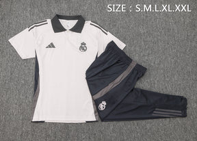 Real Madrid 2024/25 Polo Set - Grey