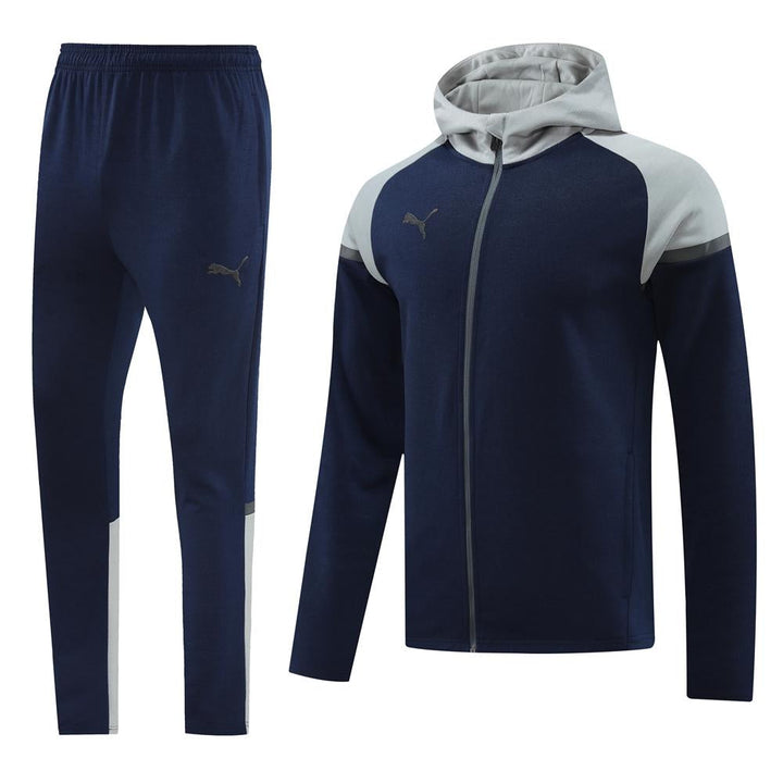Puma Tech Fleece Set – Navy Blue/Grey