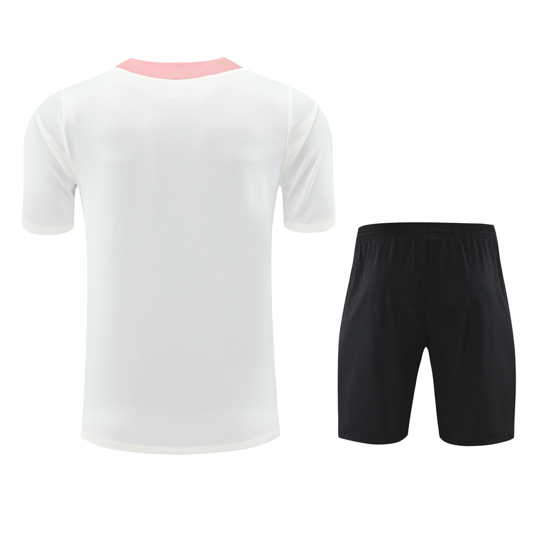 PSG 2025/26 Training Kit - Off-White/Pink