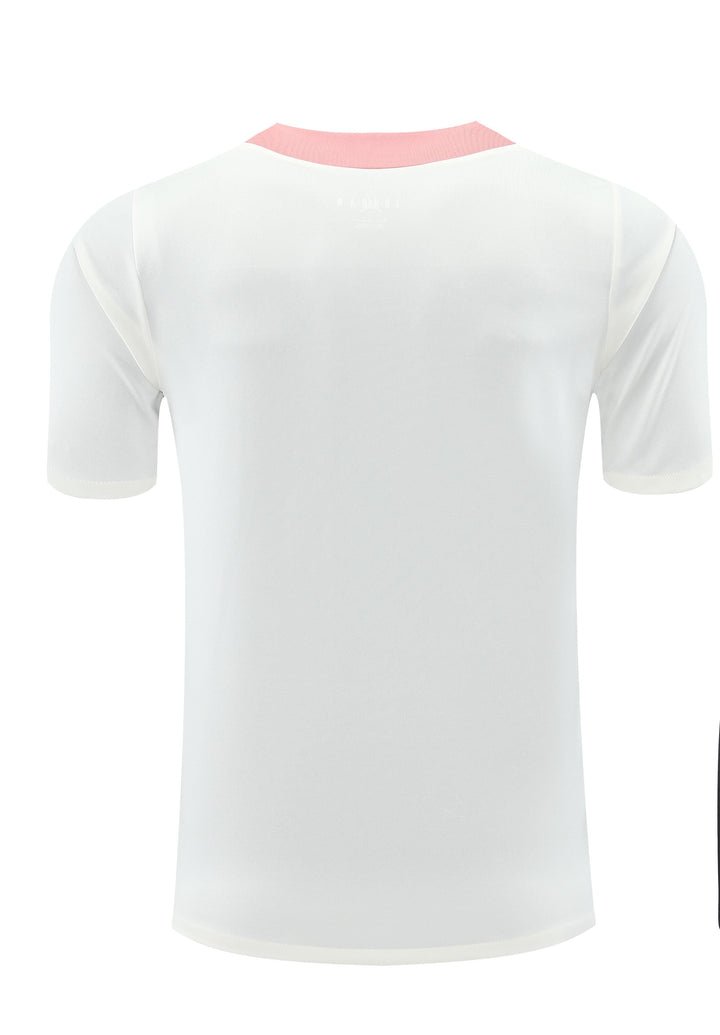 PSG 2025/26 Training Shirt - Off-White/Pink