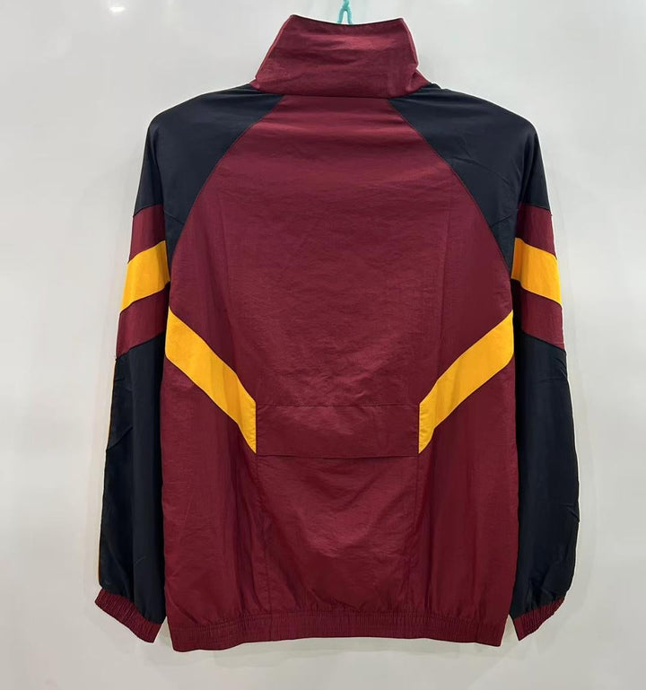 Roma Windbreaker Jacket - Burgundy